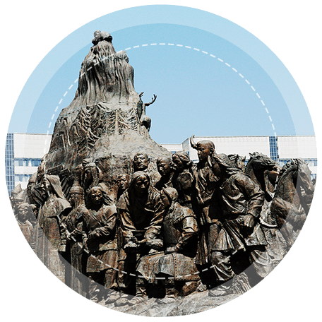 成吉思汗雕塑广场