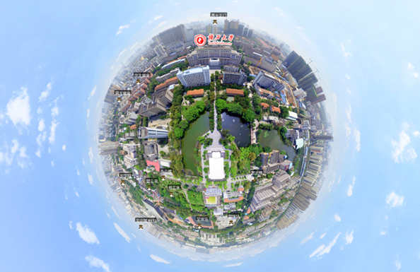 广西大学农学院俯瞰图
